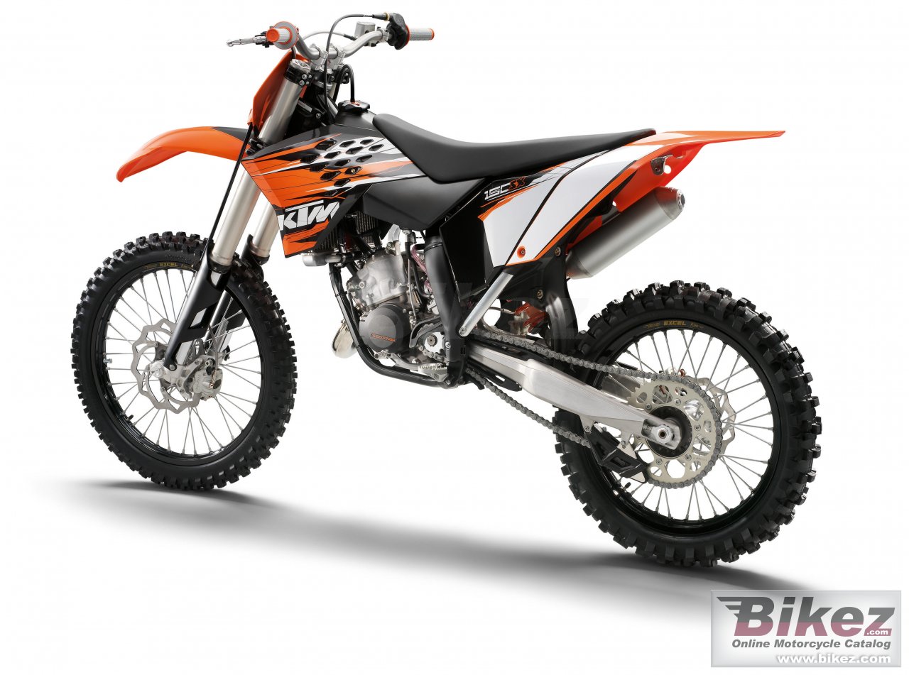 Big KTM 150 sx picture and wallpaper from Bikez.com